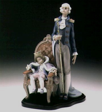 Lladro Royal Slumber 1997 Le750 Porcelain Figurine