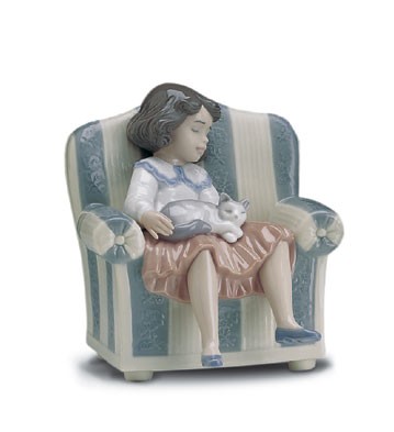 Lladro Shhhï¿½ Thy're Sleeping 1998-01 Porcelain Figurine