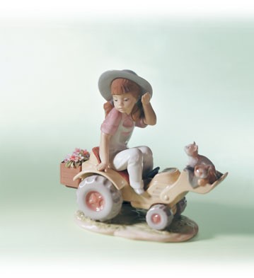 Lladro Want A Lift? 1999-02 Porcelain Figurine