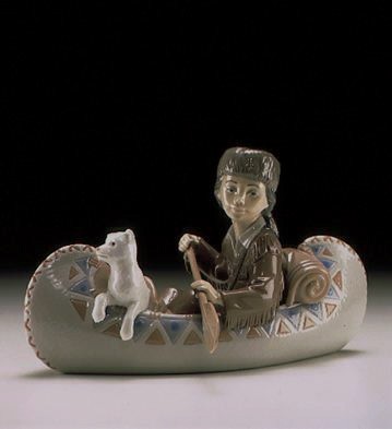 Lladro Little Explorer Porcelain Figurine