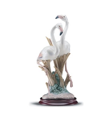 Lladro Flamingos 1999-01 Porcelain Figurine