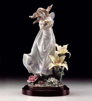 Lladro Mystical Garden 2000 Society Le5000 Porcelain Figurine