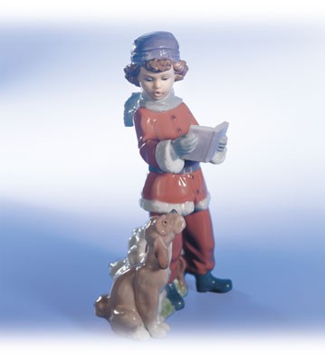 Lladro A Christmas Duet Porcelain Figurine