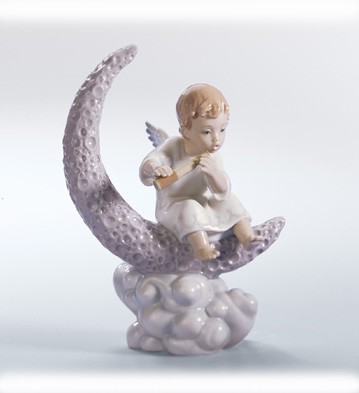 Lladro Exploring The Stars Porcelain Figurine