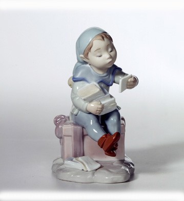 Lladro Delivering Magic Porcelain Figurine