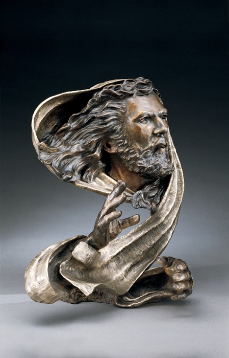 Mark Hopkins Peace Bronze Sculpture