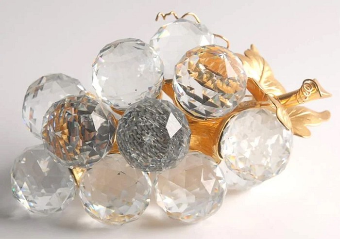 Swarovski Crystal GRAPES GOLD LARGE Crystal
