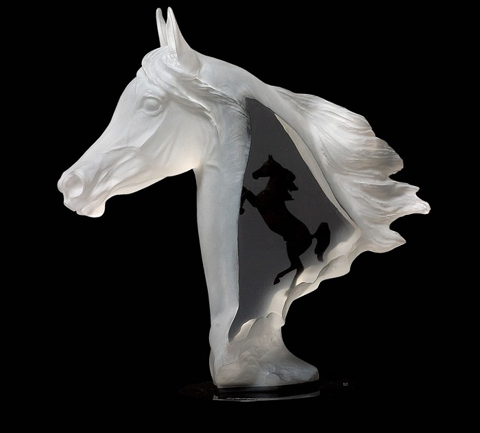 Kitty Cantrell Royal Arabian Mixed Media Sculpture