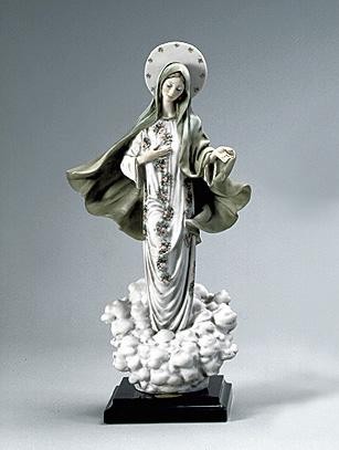 Giuseppe Armani Madonna Di Medjugorje Sculpture