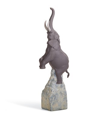 Lladro Balance Elephant I Porcelain Figurine