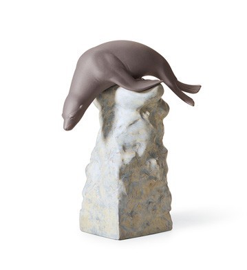 Lladro Balance Seal II Porcelain Figurine
