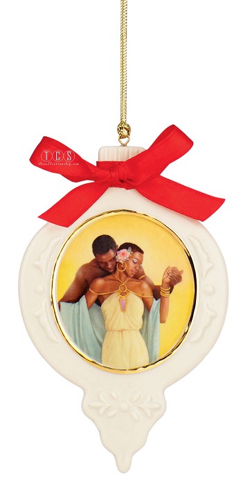 Ebony Visions The Tender Touch Ornament Porcelain 