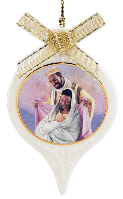 Ebony Visions The Holy Family Ornament 