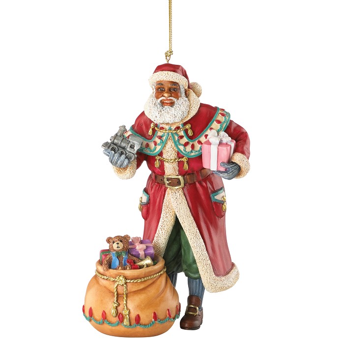 Ebony Visions Father Christmas Ornament 2015 