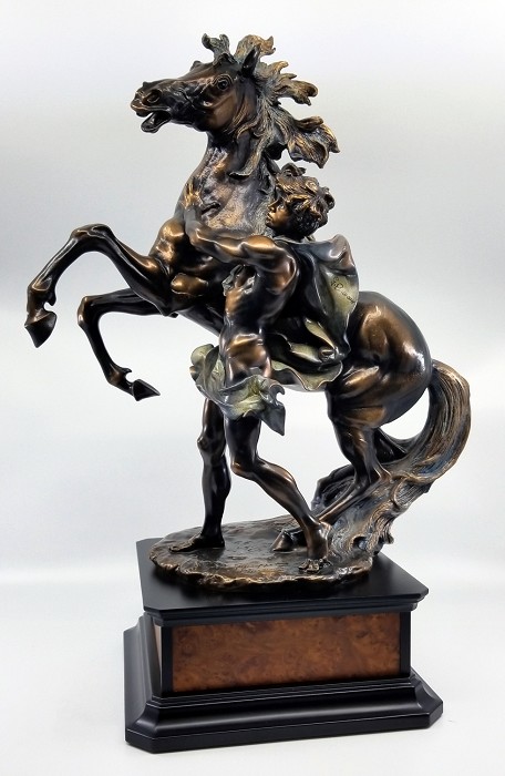 Giuseppe Armani Freedom - Man and Horse - Artist Signed Sculpture