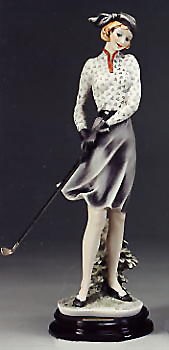 Giuseppe Armani Lady Golfer Sculpture