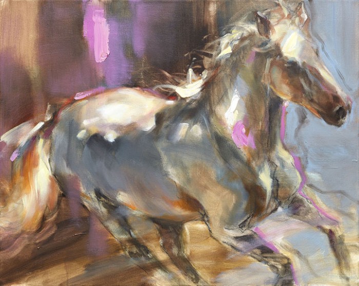 Anna Razumovskaya Racing Winds 2 Original Oil on Canvas