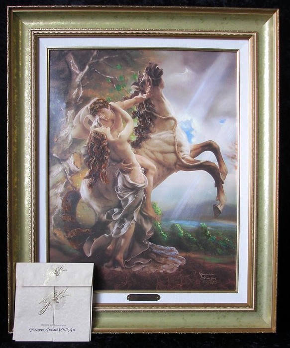 Giuseppe Armani Embrace Canvas Transfer Framed 