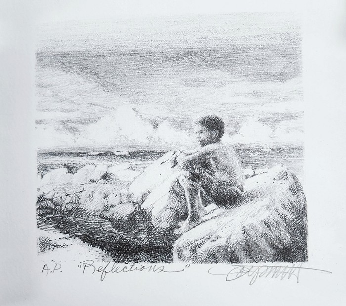 Brenda Joysmith Reflections Giclee On Paper Artist Proof African