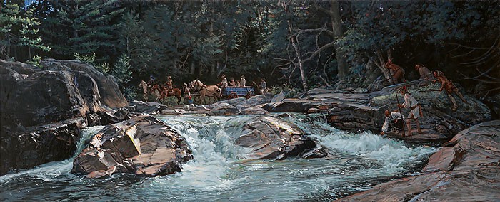 John Buxton Wilderness Inroads MASTERWORK EDITION ON Canvas