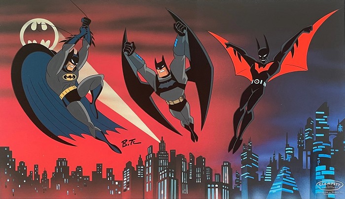 Bruce Timm Batman and Beyond Hand-Painted Limited Edition Cel