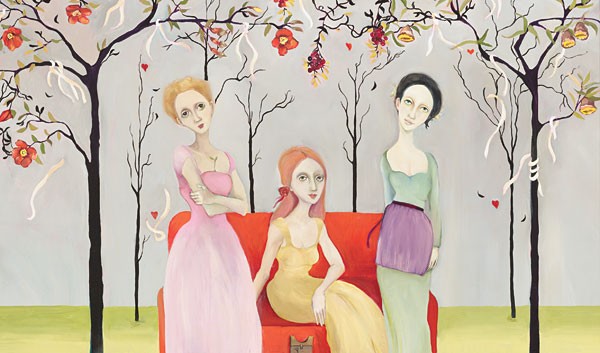 Cassandra Barney Three Graces Canvas