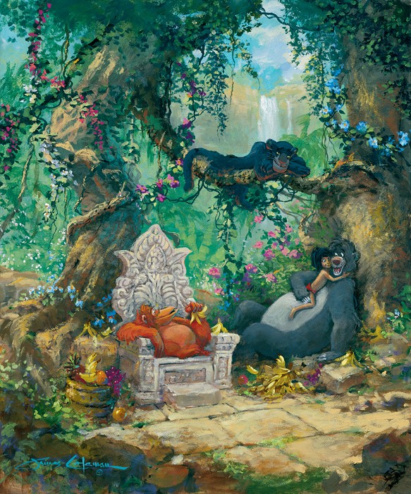 James Coleman I Wanna Be Like You The Jungle Book Giclee On Canvas