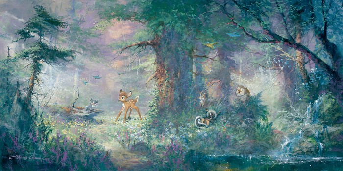 James Coleman Springtime In The Meadows Bambi 