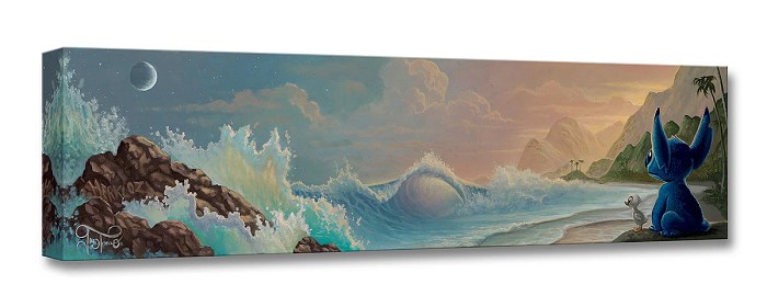 Jared Franco Aloha Sunset Gallery Wrapped Giclee On Canvas