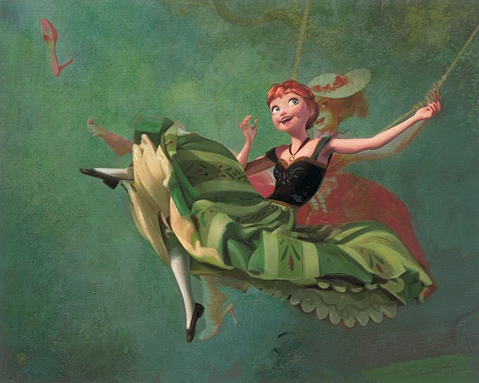Jim Salvati Art Imitates Art From The Movie Frozen 