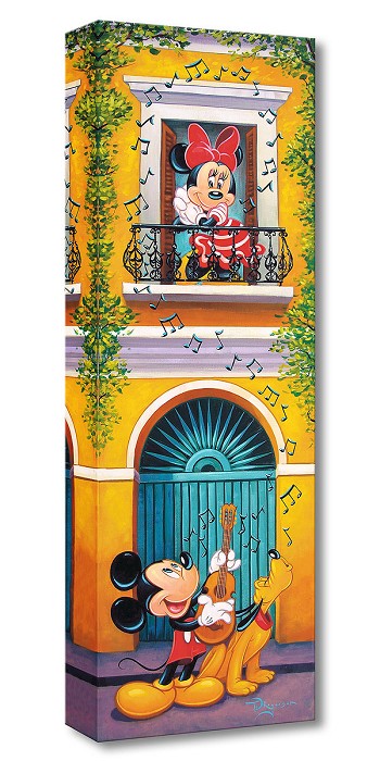 Tim Rogerson Balcony Serenade Gallery Wrapped Giclee On Canvas