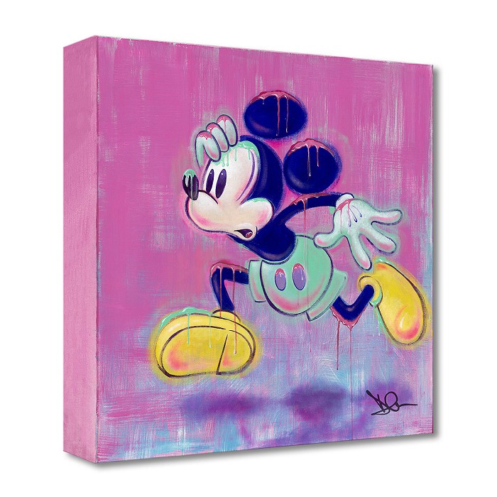 Dom Corona What's Burning? From Mickey Gallery Wrapped Giclee On Canvas