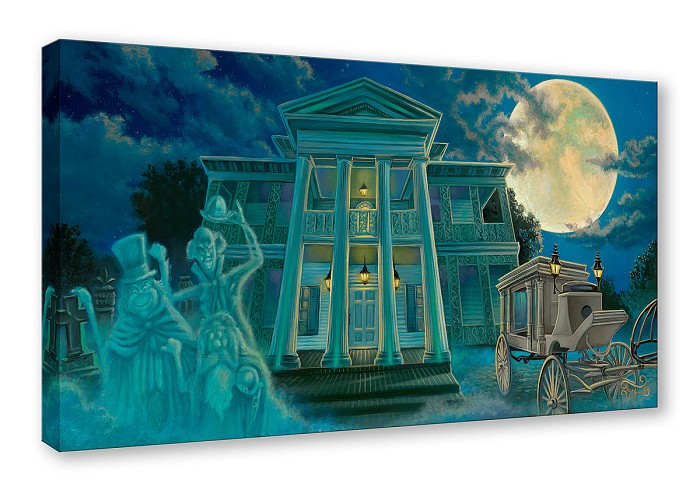 Jared Franco The Moon Climbs High From The Haunted Mansion Gallery Wrapped Giclee On Canvas