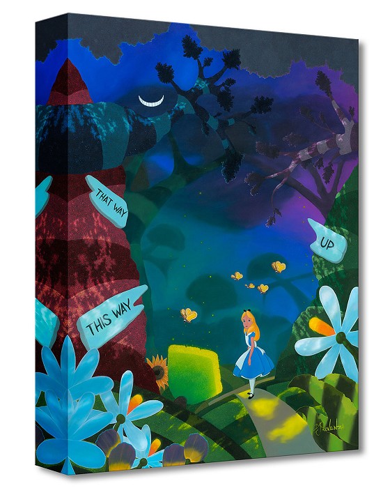 Michael Prozenza Curiouser From Alice In Wonderland Gallery Wrapped Giclee On Canvas