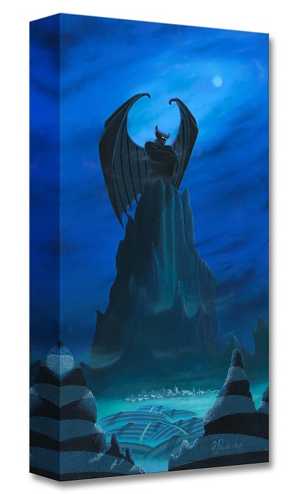 Michael Prozenza A Dark Blue Night Giclee On Canvas