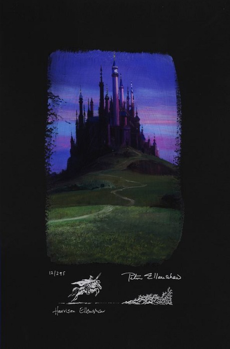 Peter / Harrison Ellenshaw Sleeping Beauty Castle Giclee On Paper