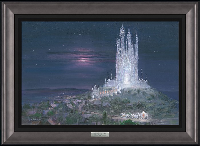 Peter Ellenshaw Glass Castle Giclee On Canvas