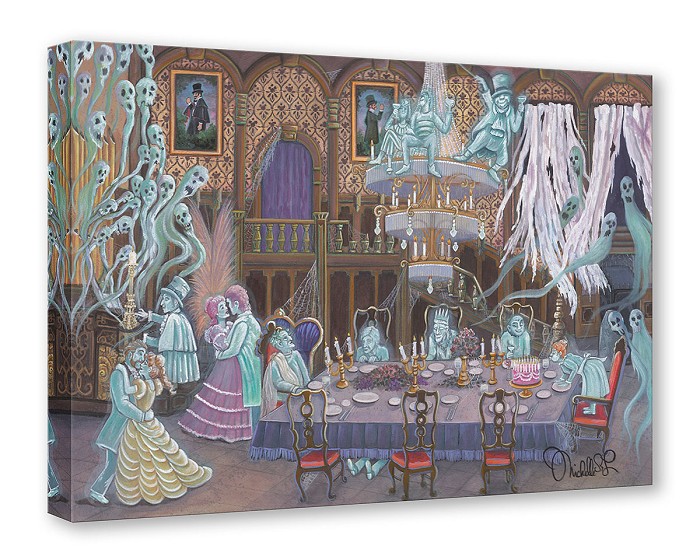 Michelle St Laurent Haunted Ballroom Gallery Wrapped Giclee On Canvas