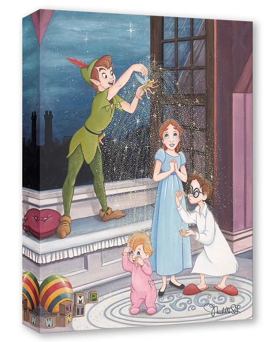 Michelle St Laurent Just a Little Pixie Dust Gallery Wrapped Giclee On Canvas