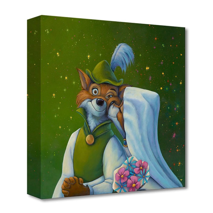 Denyse Klette Oo-De-Lally Kiss From Robin Hood Gallery Wrapped Giclee On Canvas