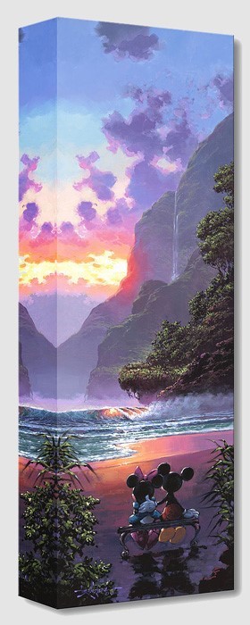 Rodel Gonzalez Majestic Island From Mickey And Minnie Gallery Wrapped Giclee On Canvas