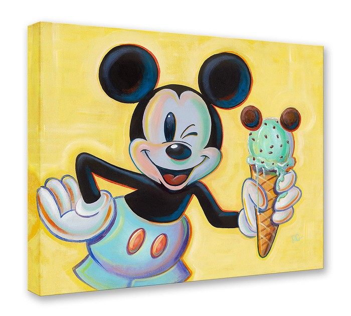 Dom Corona Minty Mouse From Mickey Mouse Gallery Wrapped Giclee On Canvas