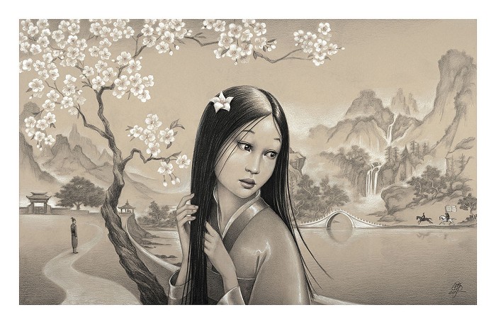 Edson Campos Mulan From Mulan Giclee On Paper