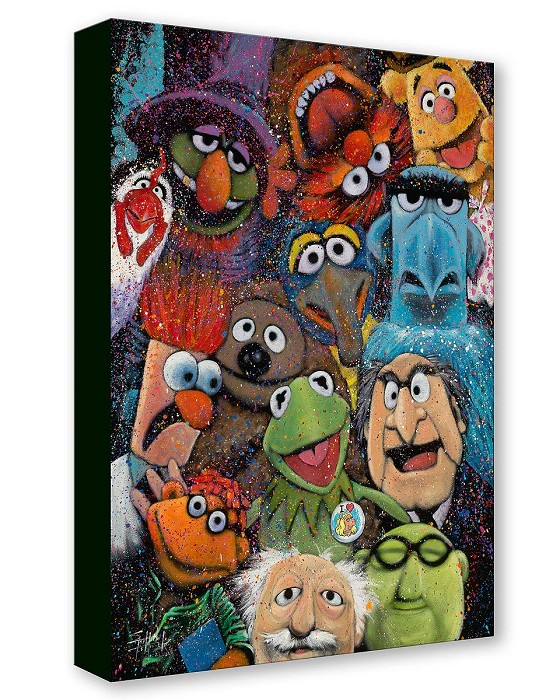 Stephen Fishwick The Muppet Show Gallery Wrapped Giclee On Canvas