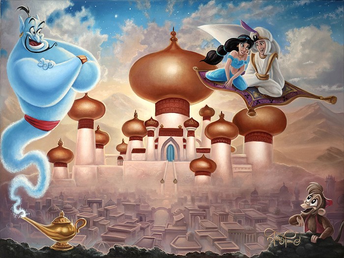 Jared Franco A Whole New World Giclee On Canvas