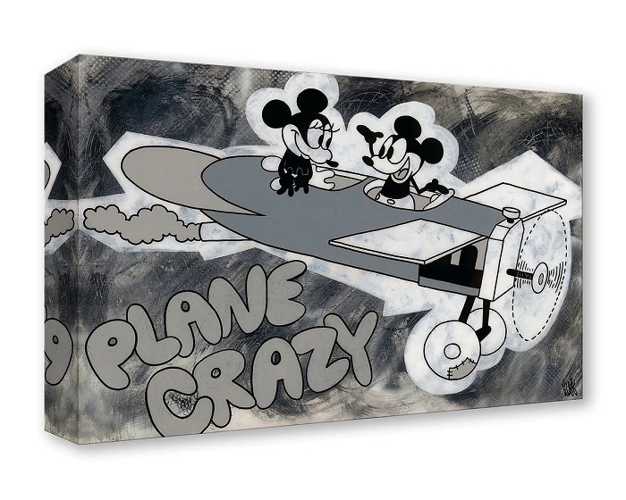 Beau Hufford Plane Crazy Gallery Wrapped Giclee On Canvas