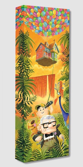 Tim Rogerson Journey to Paradise Falls From The Movie Up Gallery Wrapped Giclee On Canvas