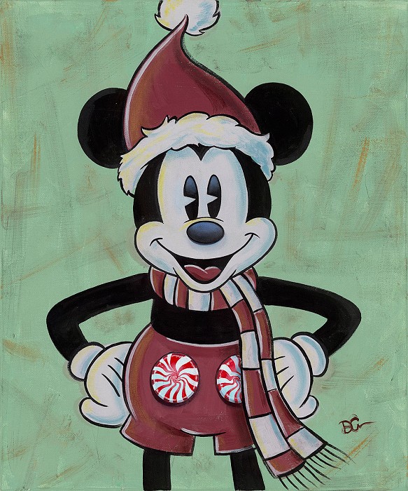 Dom Corona Peppermick From Mickey Mouse Giclee On Canvas