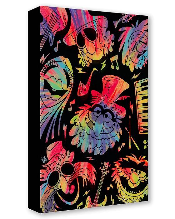 Beau Hufford Psychedelic Mayhem Gallery Wrapped Giclee On Canvas