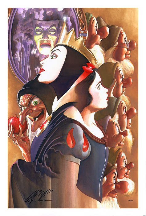 Alex Ross Disney Once There Was a Princess From Beauty and The Beast Lithograph